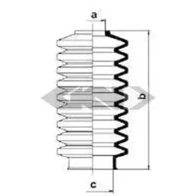 Пыльник, рулевое управление SPIDAN купить