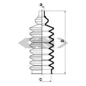 Пыльник, рулевое управление SPIDAN купить