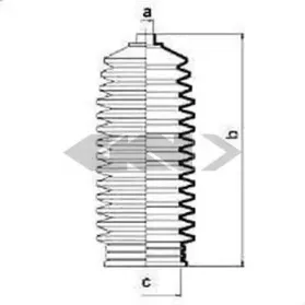 Пыльник, рулевое управление SPIDAN купить