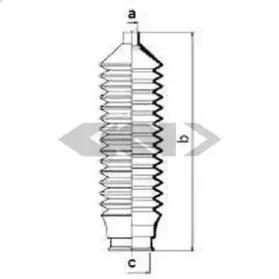 Пыльник, рулевое управление SPIDAN купить