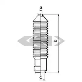 Пыльник, рулевое управление SPIDAN купить