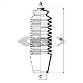 Пыльник, рулевое управление SPIDAN купить