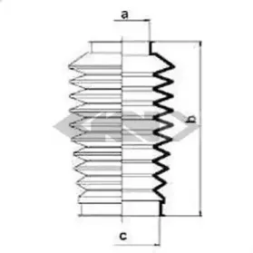 Пыльник, рулевое управление SPIDAN купить