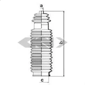Пыльник, рулевое управление SPIDAN купить
