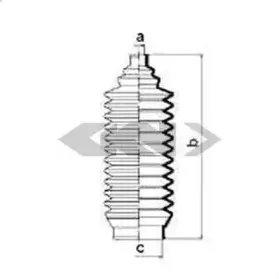 Пыльник, рулевое управление SPIDAN купить