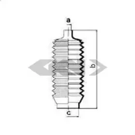 Пыльник, рулевое управление SPIDAN купить