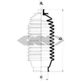 Пыльник, рулевое управление SPIDAN купить