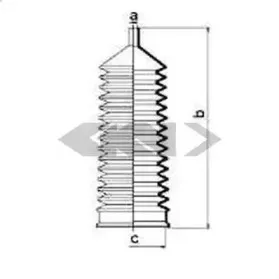 Пыльник, рулевое управление SPIDAN купить