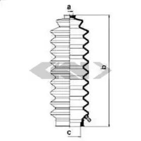 Пыльник, рулевое управление SPIDAN купить