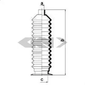 Пыльник, рулевое управление SPIDAN купить