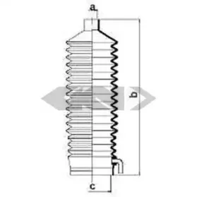 Пыльник, рулевое управление SPIDAN купить