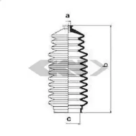 Пыльник, рулевое управление SPIDAN купить