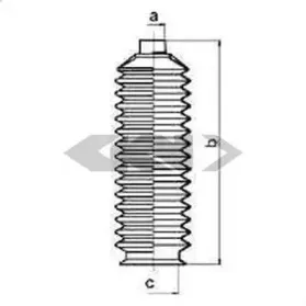 Пыльник, рулевое управление SPIDAN купить