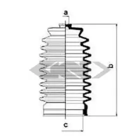 Пыльник, рулевое управление SPIDAN купить