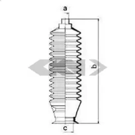 Пыльник, рулевое управление SPIDAN купить