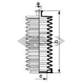 Пыльник, рулевое управление SPIDAN купить