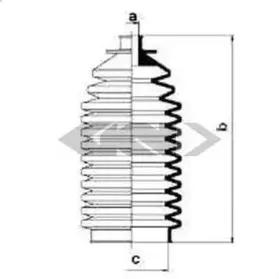 Пыльник, рулевое управление SPIDAN купить
