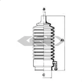 Пыльник, рулевое управление SPIDAN купить