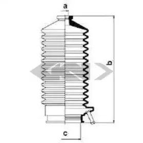 Пыльник, рулевое управление SPIDAN купить