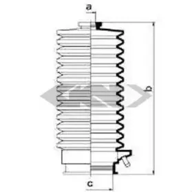 Пыльник, рулевое управление SPIDAN купить