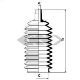 Пыльник, рулевое управление SPIDAN купить