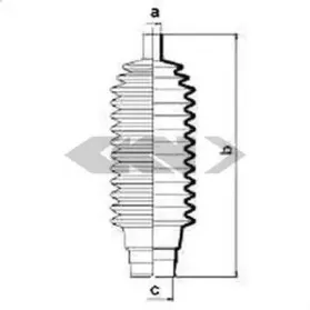Пыльник, рулевое управление SPIDAN купить