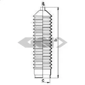 Пыльник, рулевое управление SPIDAN купить