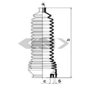 Пыльник, рулевое управление SPIDAN купить