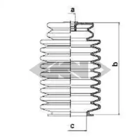 Пыльник, рулевое управление SPIDAN купить