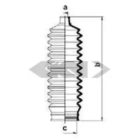 Пыльник, рулевое управление SPIDAN купить