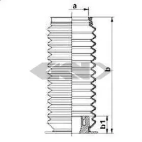Пыльник, рулевое управление SPIDAN купить