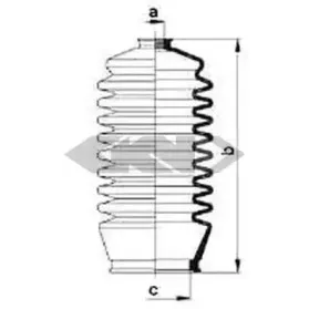 Пыльник, рулевое управление SPIDAN купить