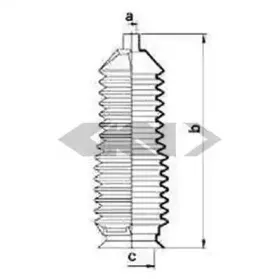 Пыльник, рулевое управление SPIDAN купить