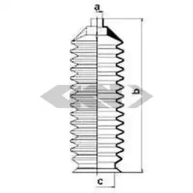 Пыльник, рулевое управление SPIDAN купить