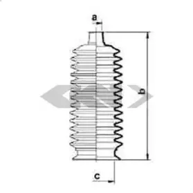 Пыльник, рулевое управление SPIDAN купить