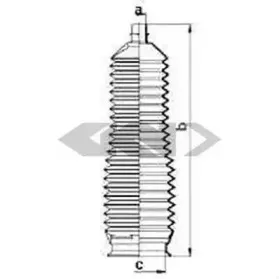 Пыльник, рулевое управление SPIDAN купить