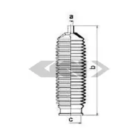 Пыльник, рулевое управление SPIDAN купить