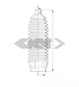 Пыльник, рулевое управление SPIDAN купить