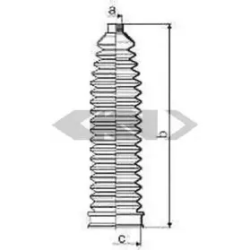 Пыльник, рулевое управление SPIDAN купить