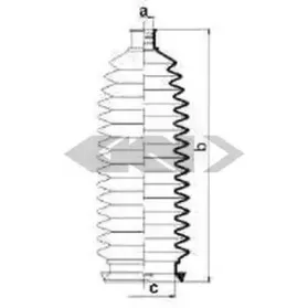 Пыльник, рулевое управление SPIDAN купить