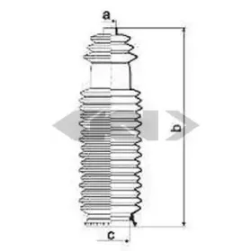 Пыльник, рулевое управление SPIDAN купить