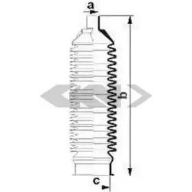 Пыльник, рулевое управление SPIDAN купить