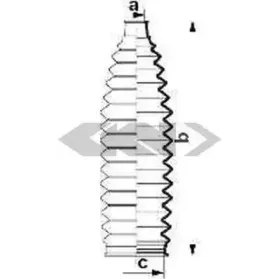 Пыльник, рулевое управление SPIDAN купить