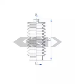Пыльник, рулевое управление SPIDAN купить