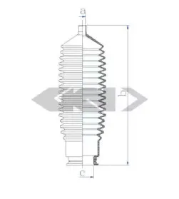 Пыльник, рулевое управление SPIDAN купить