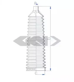 Пыльник, рулевое управление SPIDAN купить