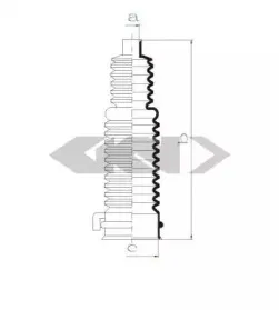 Пыльник, рулевое управление SPIDAN купить
