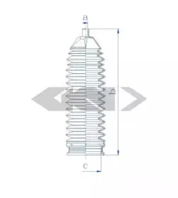 Пыльник, рулевое управление SPIDAN купить