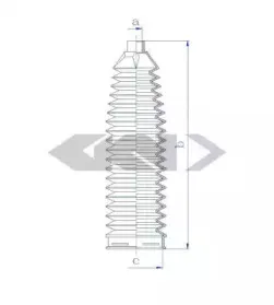 Пыльник, рулевое управление SPIDAN купить