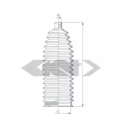 Пыльник, рулевое управление SPIDAN купить